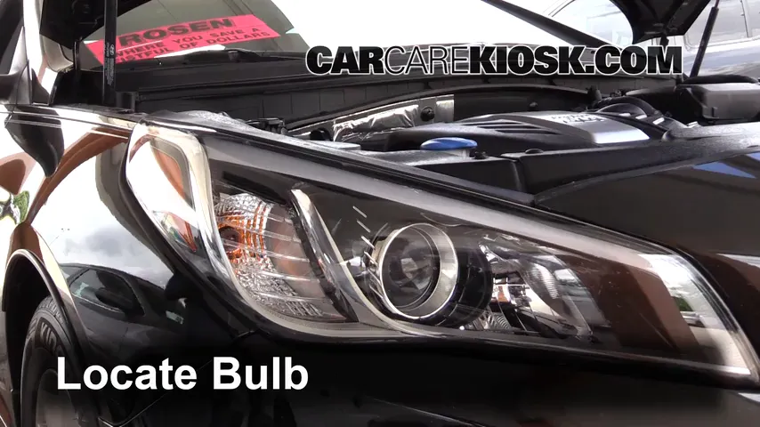 2016 Hyundai Sonata Eco 1.6L 4 Cyl. Turbo Lights Parking Light (replace bulb)